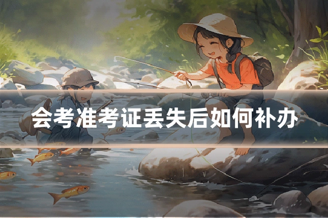 会考准考证丢失后如何补办