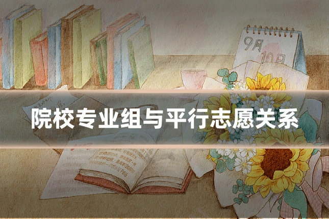 院校专业组与平行志愿关系