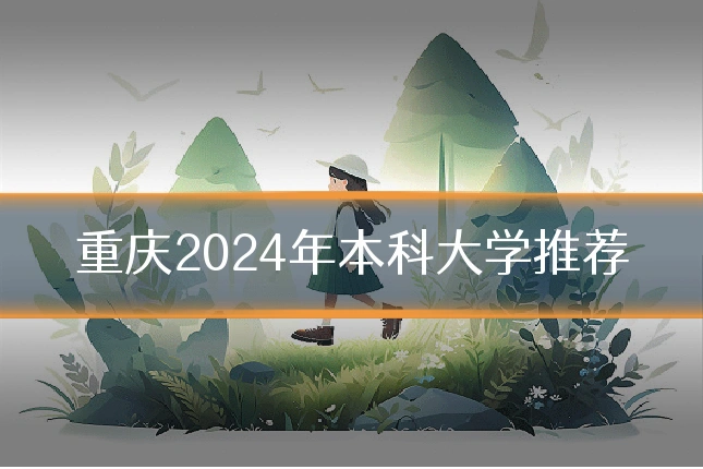 重庆2024年本科大学推荐