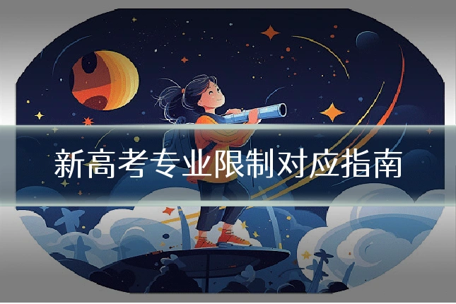 新高考专业限制对应指南