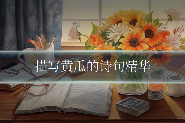 描写黄瓜的诗句精华