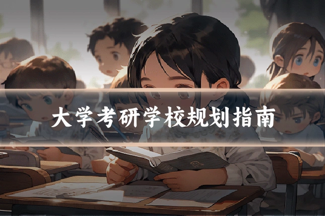 大学考研学校规划指南