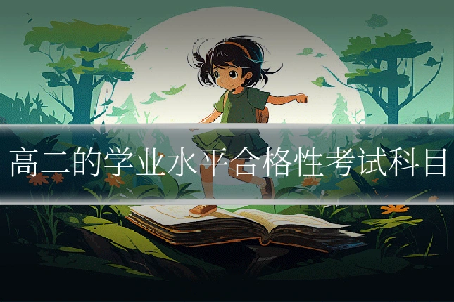 高二的学业水平合格性考试科目