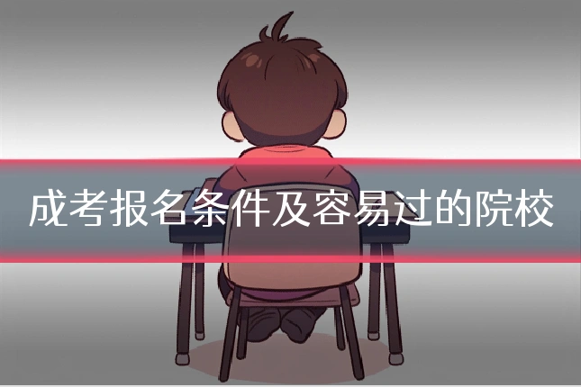 成考报名条件及容易过的院校