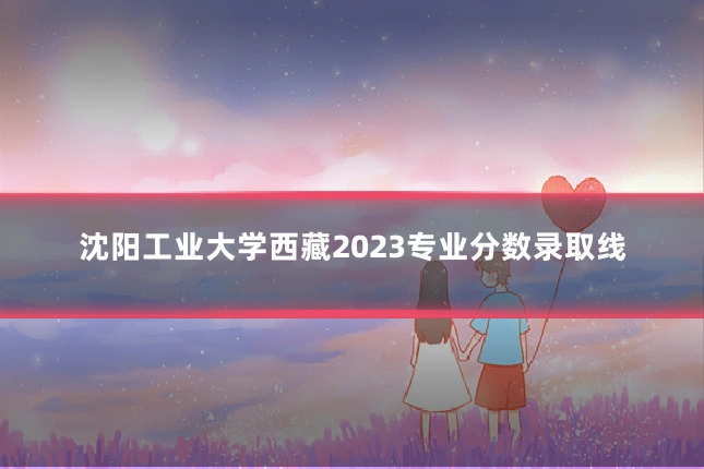 沈阳工业大学西藏2023专业分数录取线