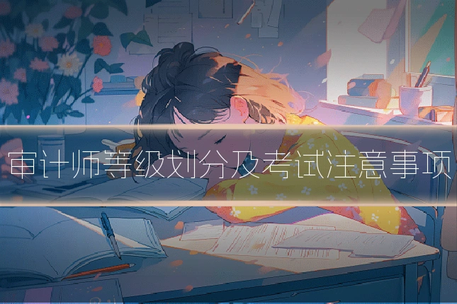 审计师等级划分及考试注意事项