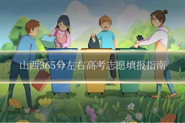 山西365分左右高考志愿填报指南