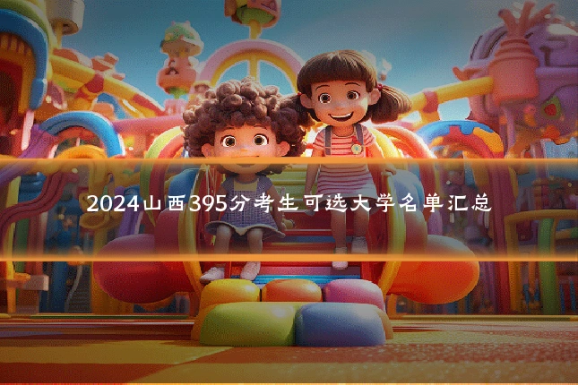 2024山西395分考生可选大学名单汇总