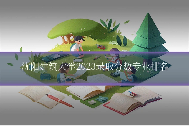 沈阳建筑大学2023录取分数专业排名