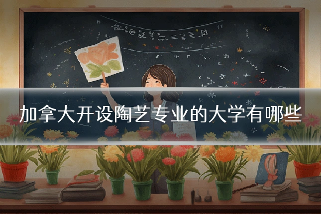 加拿大开设陶艺专业的大学有哪些