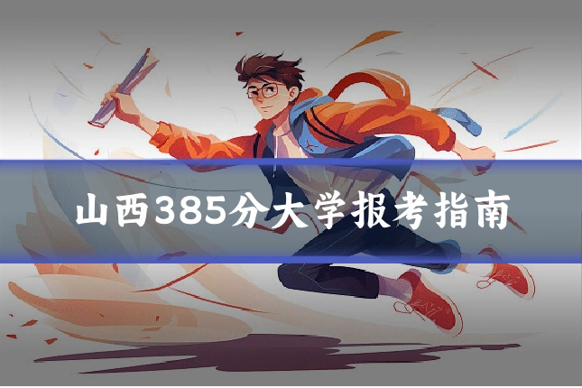山西385分大学报考指南