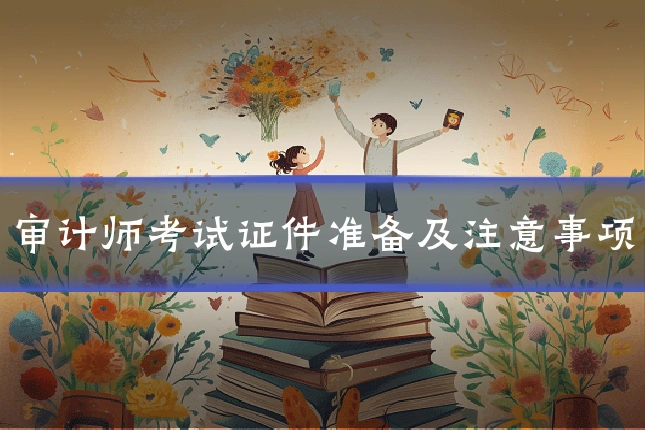 审计师考试证件准备及注意事项