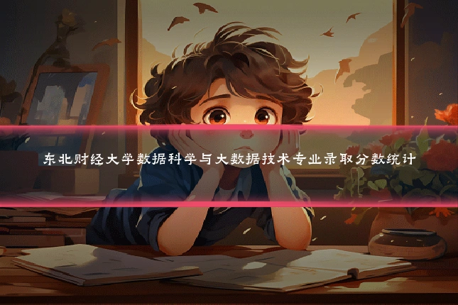 东北财经大学数据科学与大数据技术专业录取分数统计