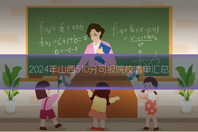 2024年山西510分可报院校清单汇总