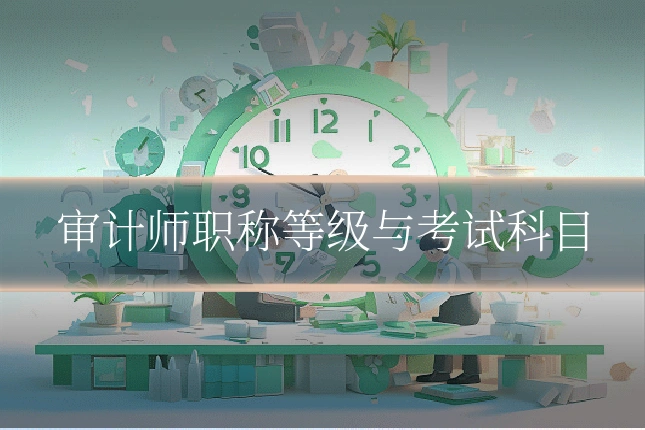 审计师职称等级与考试科目