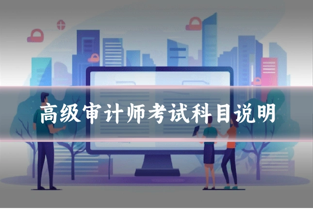 高级审计师考试科目说明