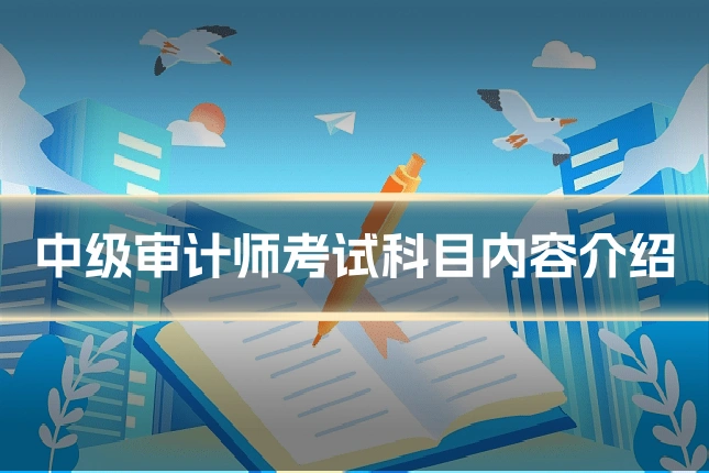中级审计师考试科目内容介绍