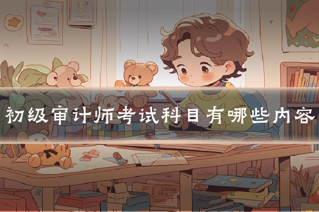 初级审计师考试科目有哪些内容