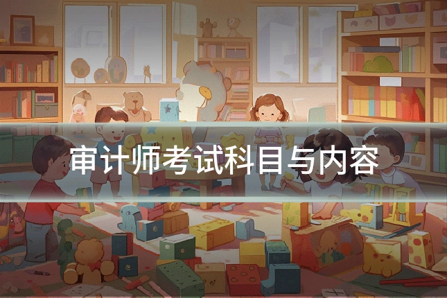 审计师考试科目与内容
