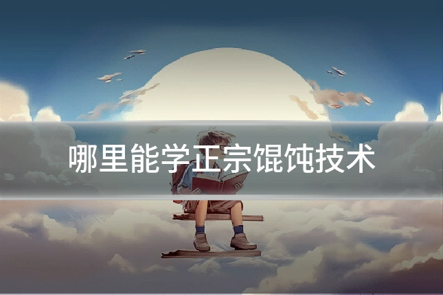 哪里能学正宗馄饨技术