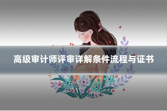 高级审计师评审详解条件流程与证书