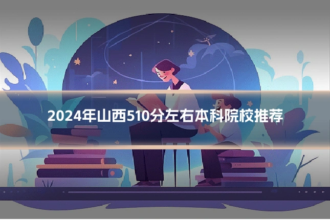 2024年山西510分左右本科院校推荐