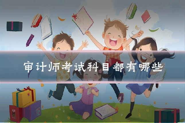 审计师考试科目都有哪些