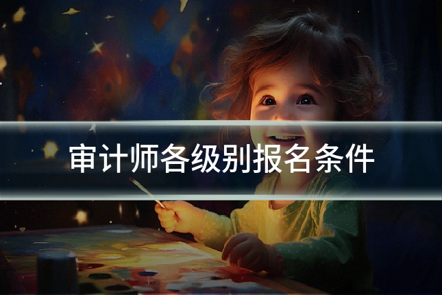 审计师各级别报名条件