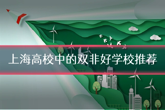 上海高校中的双非好学校推荐