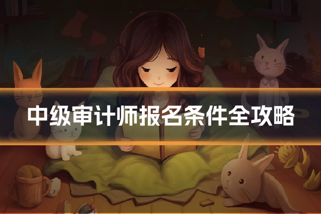 中级审计师报名条件全攻略