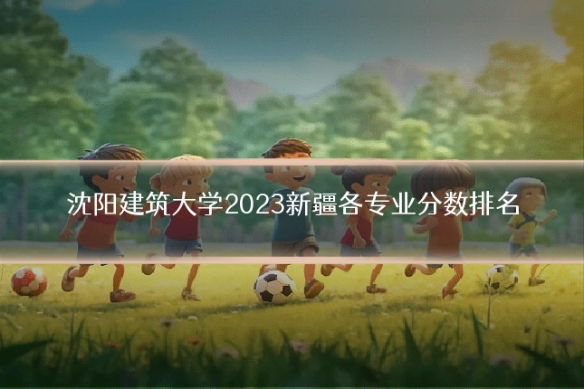 沈阳建筑大学2023新疆各专业分数排名