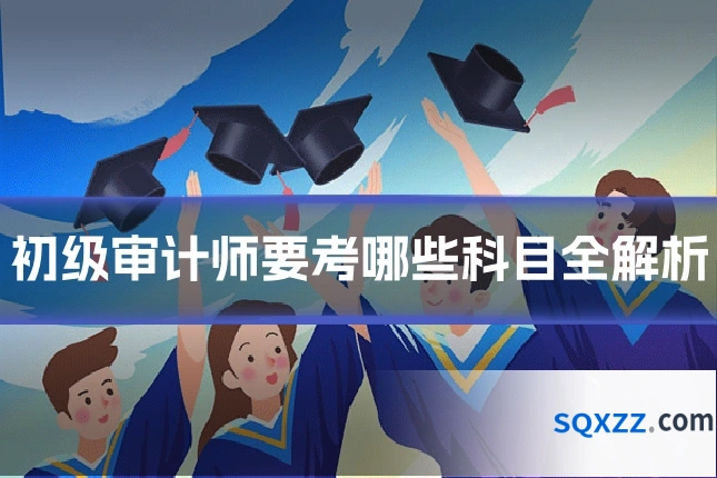 初级审计师要考哪些科目全解析