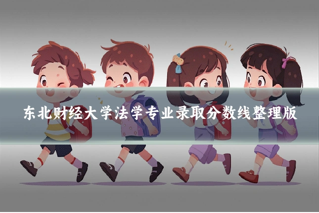 东北财经大学法学专业录取分数线整理版