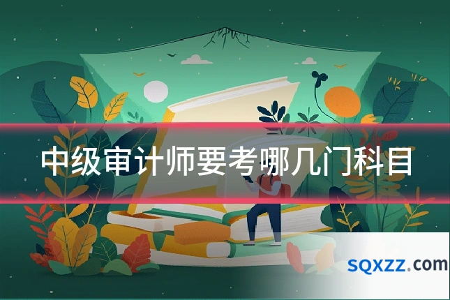 中级审计师要考哪几门科目