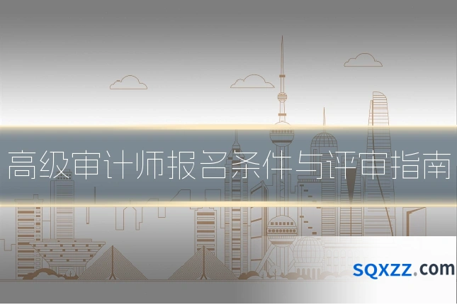 高级审计师报名条件与评审指南