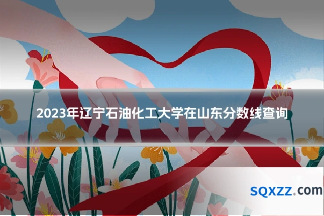 2023年辽宁石油化工大学在山东分数线查询