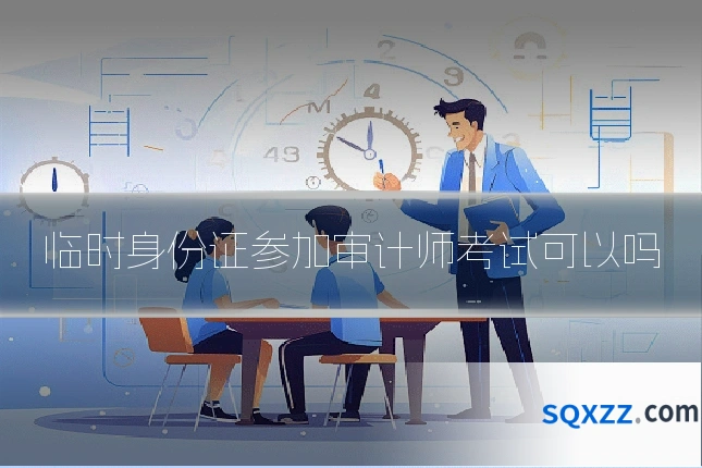 临时身份证参加审计师考试可以吗