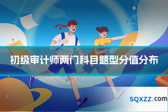 初级审计师两门科目题型分值分布