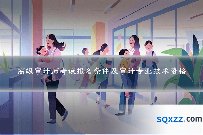 高级审计师考试报名条件及审计专业技术资格