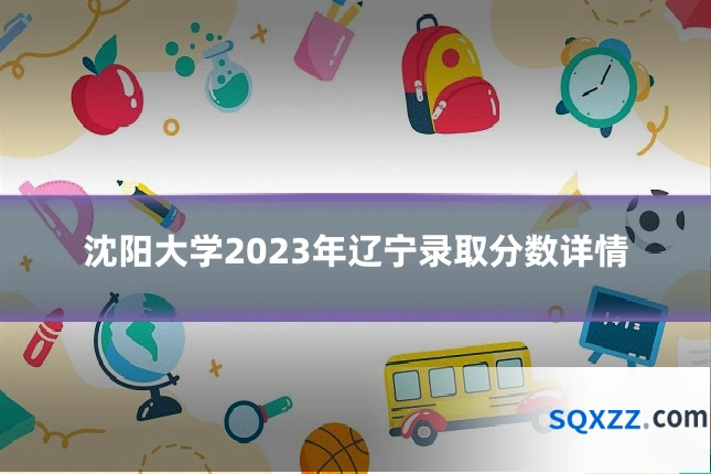 沈阳大学2023年辽宁录取分数详情