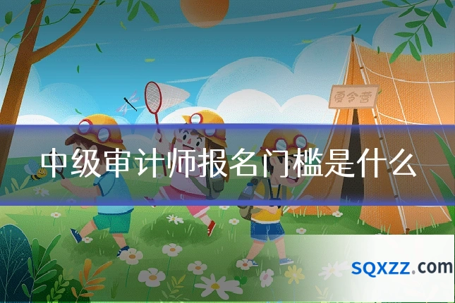 中级审计师报名门槛是什么