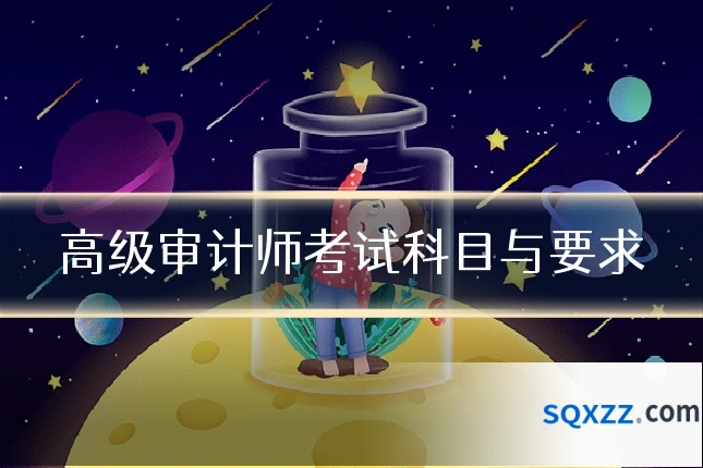 高级审计师考试科目与要求