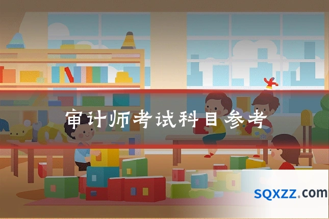审计师考试科目参考