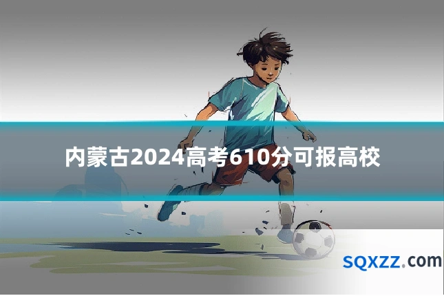 内蒙古2024高考610分可报高校