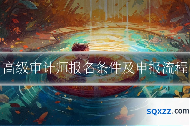 高级审计师报名条件及申报流程