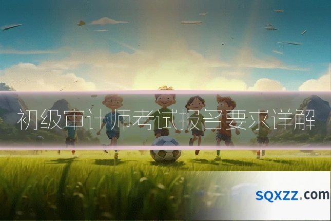 初级审计师考试报名要求详解