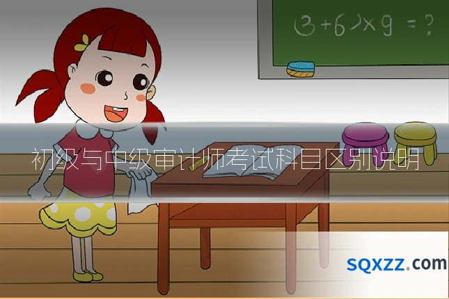 初级与中级审计师考试科目区别说明