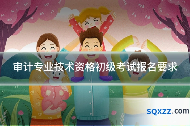 审计专业技术资格初级考试报名要求