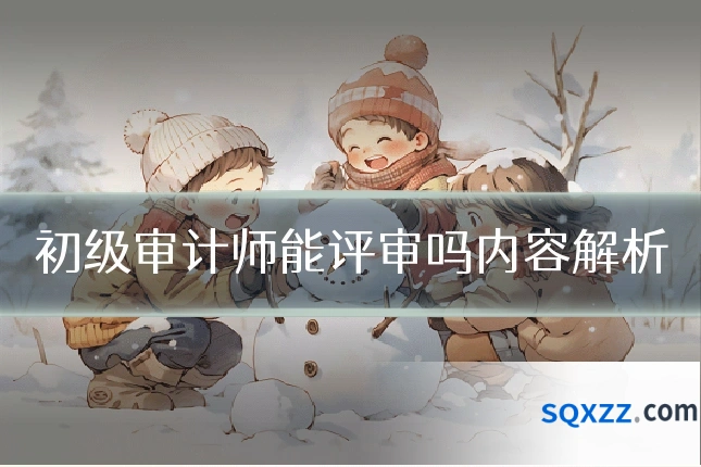 初级审计师能评审吗内容解析