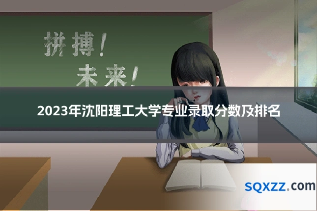 2023年沈阳理工大学专业录取分数及排名